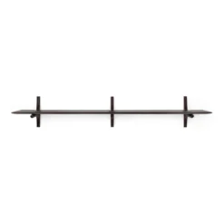 PI wandplank - 168cm - mahonie bruin