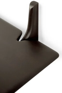 PI wandplank - 100cm - mahonie bruin
