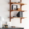 PI wandplank - 3 planken - mahonie