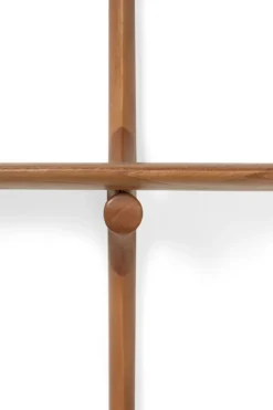 PI wandplank - 2 planken - mahonie