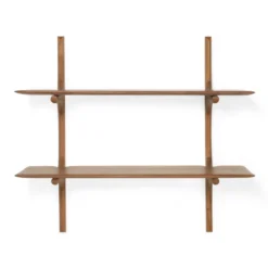 PI wandplank - 2 planken - mahonie