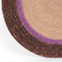 Placemat Angie chocolate seagrass
