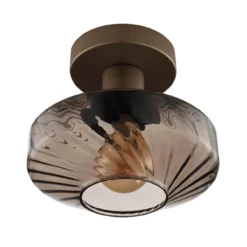Plafondlamp Anouk Ø28 cm koffie