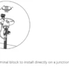 Plafondlamp Bolt sidefit install 2 armen ash grey