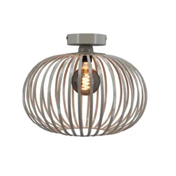 Plafondlamp Lido taupe medium
