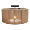 Plafondlamp Max trommel Ø45 cm naturel