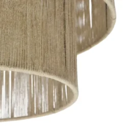 Plafondlamp Morris jute naturel Ø33 cm