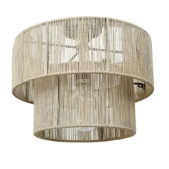 Plafondlamp Morris jute naturel Ø33 cm