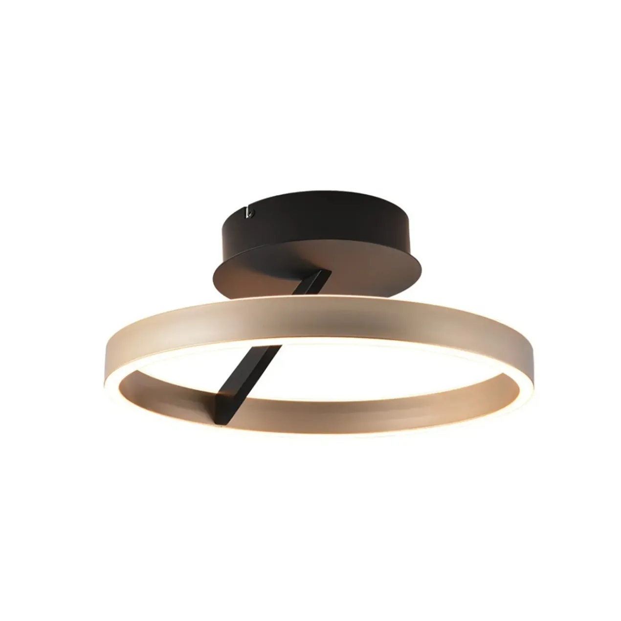 Plafondlamp Otto Ø40 cm zwart/goud
