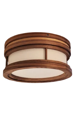 Plafondlamp Saitama noten