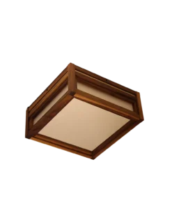 Plafondlamp Sendai walnut