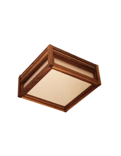 Plafondlamp Sendai walnut