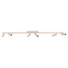 Plafondspot Keoni 6-lichts taupe