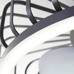 Plafondventilator Capo zwart