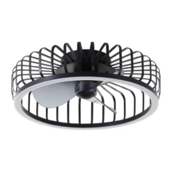 Plafondventilator Capo zwart