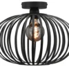 Plafonniere Lido medium black