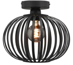 Plafonniere Lido small black
