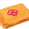 Plaid bloemen Oranje Roze Geel