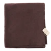 Plaid boiled wool dark chocolate 150x170 cm
