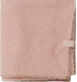 plaid boucle oud roze