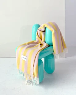 Plaid Candy Wrap 130x200 cm pink/yellow