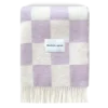 Plaid Checkerboard lila wit
