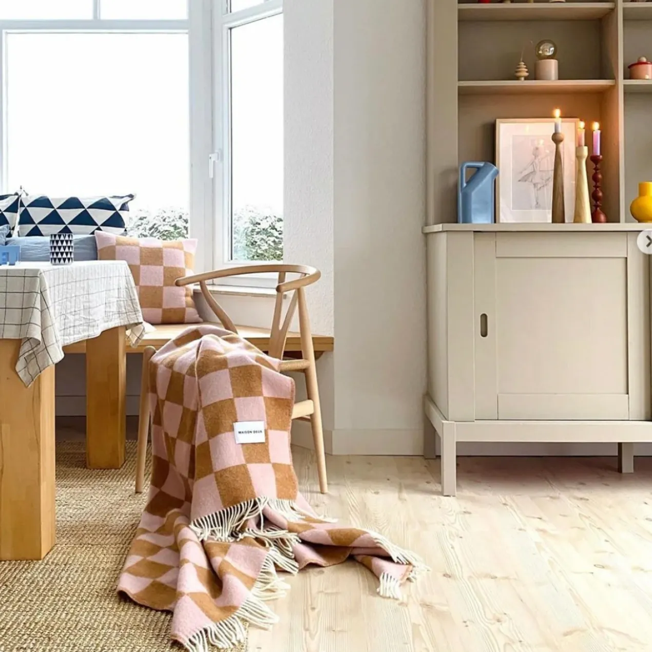 Plaid Checkerboard terra