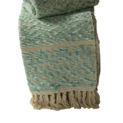 Plaid katoenmix Seablue