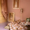 Plaid Lora 130x170 cm soft pink