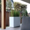 Plantenbak Chicago S on wheels white L100 x B40 x H80cm