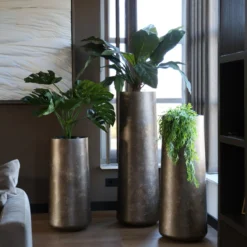 Plantenpot Bangkok dark rustic Ø38 x H120 cm