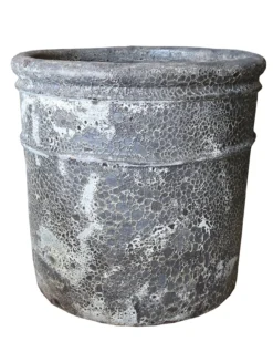 Plantenpot Enarete L relic black Ø75 x H72 cm