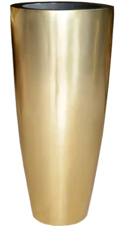 Plantenpot Kentucky L gold Ø47 x 100 cm