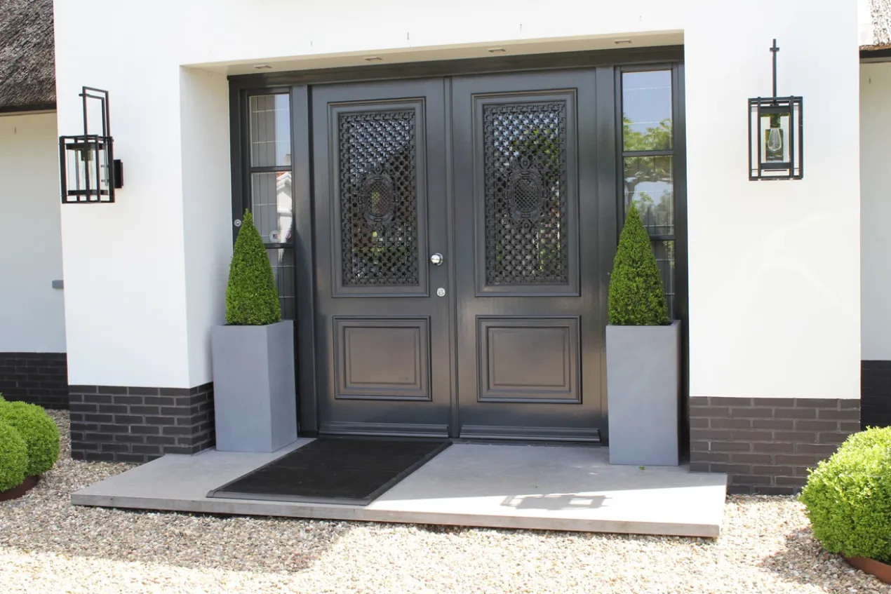 Plantenpot Michigan grey L50 x B50 x H80cm