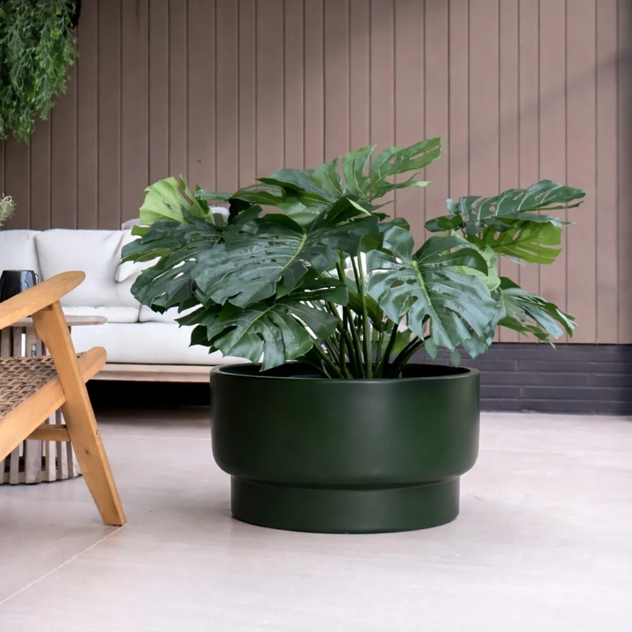 Plantenpot Nyborg S green Ø54 x H32cm