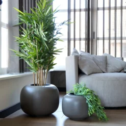 Plantenpot Phuket Ø34,5 cm taupe