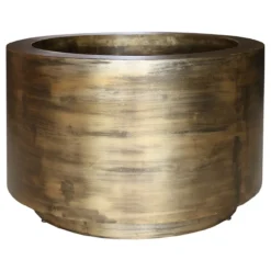 Plantenpot Uyuni L Ø80 cm aged brass