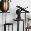 Plantentafels Sam Vierkant - Set van 3 - Zwart Mangohout