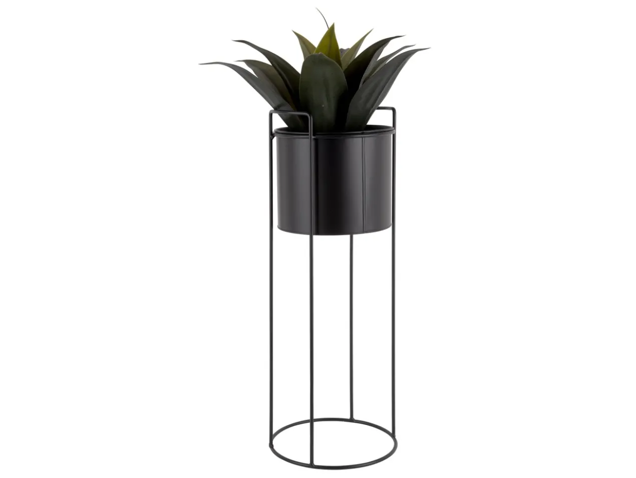 Plant pot set Essence round iron black