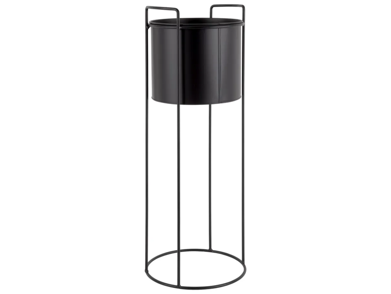 Plant pot set Essence round iron black