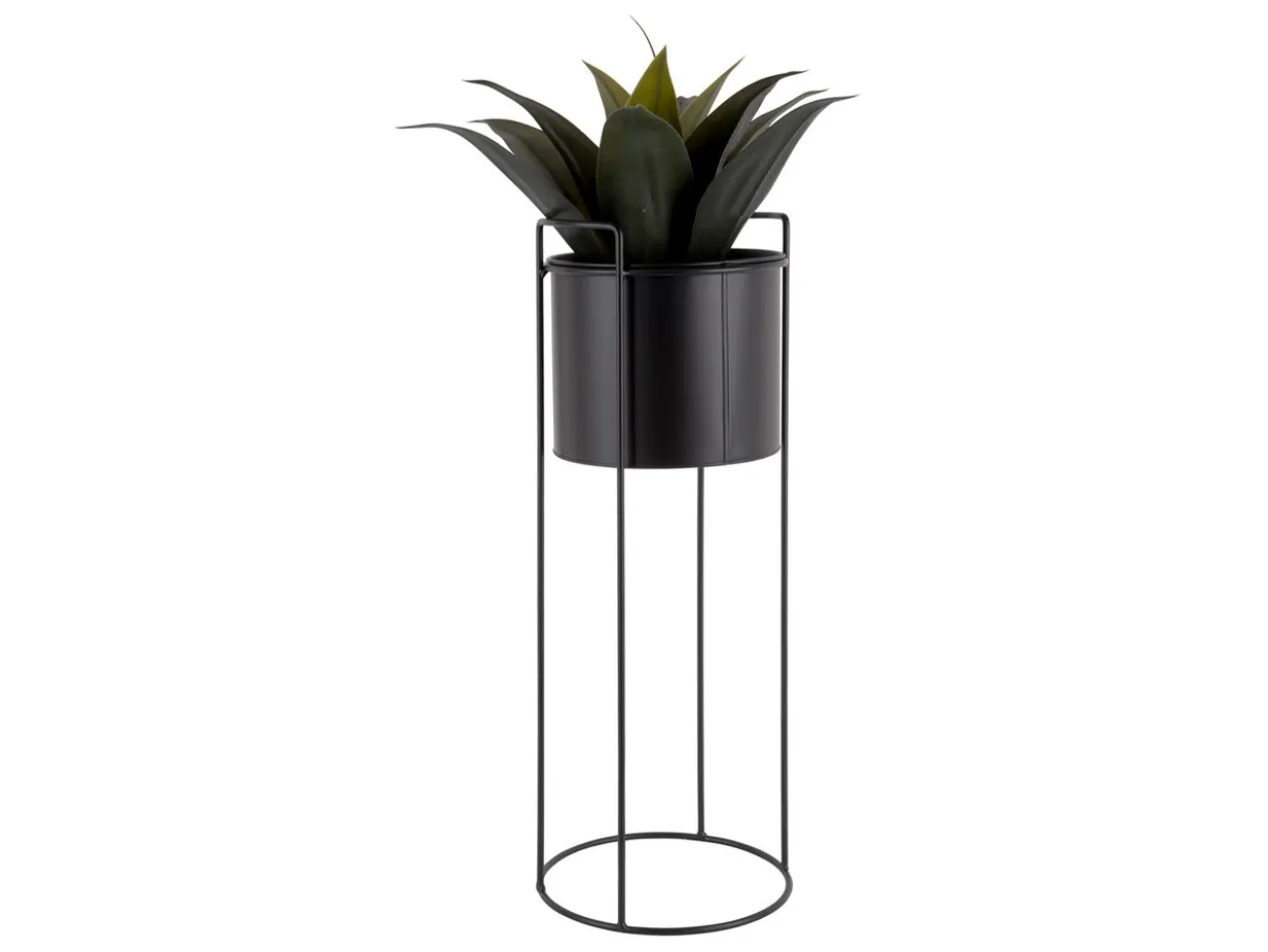 Plant pot set Essence round iron black