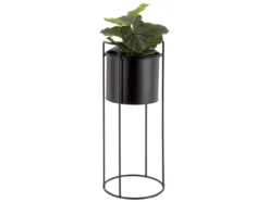 Plant pot set Essence round iron black