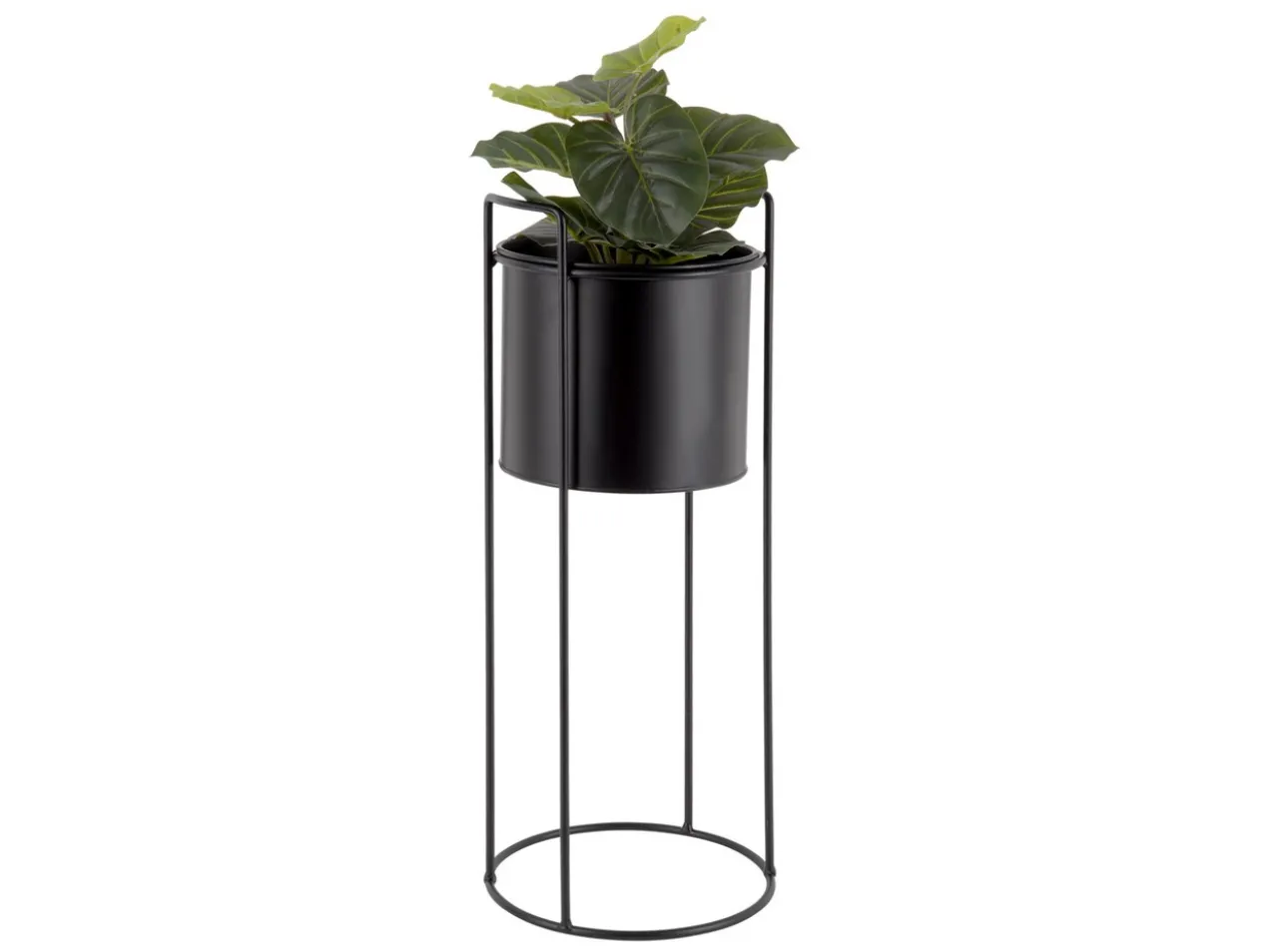 Plant pot set Essence round iron black