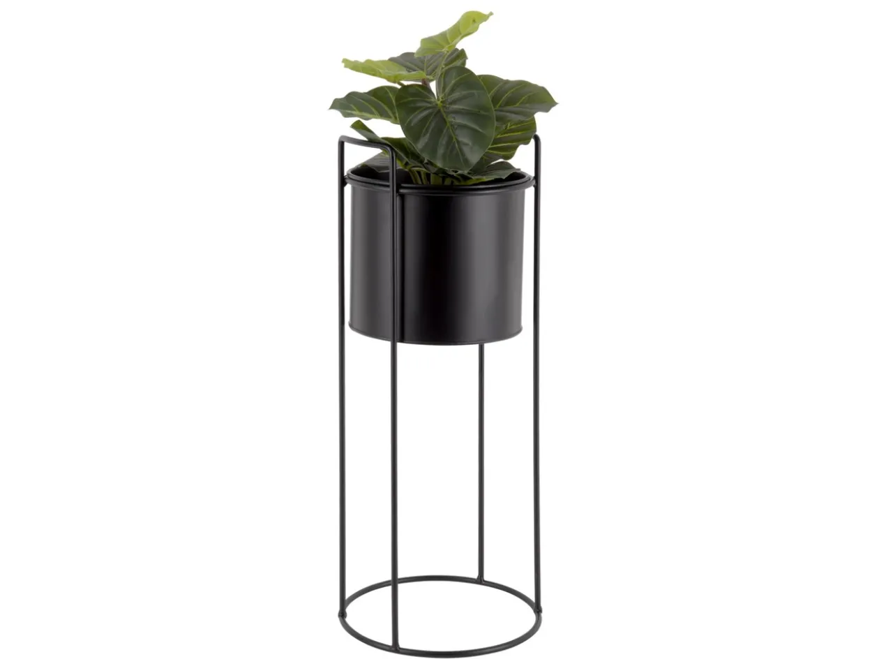 Plant pot set Essence round iron black