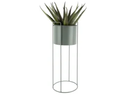 Plant pot set Essence round iron jungle green