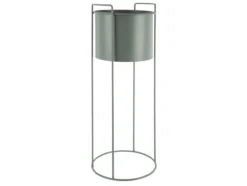 Plant pot set Essence round iron jungle green