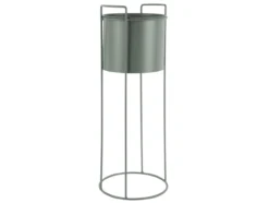 Plant pot set Essence round iron jungle green