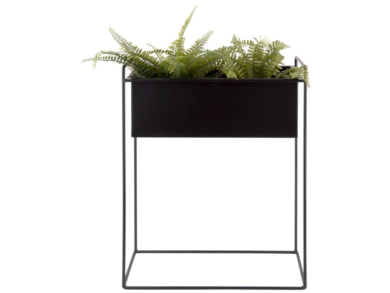Plant pot set Essence straight iron black
