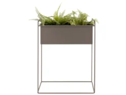 Plant pot set Essence straight iron moss green