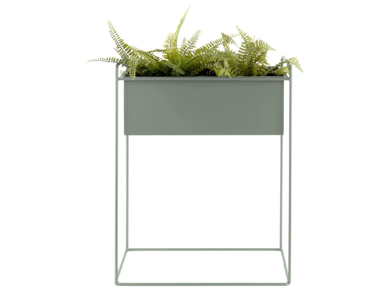 Plant pot set Essence straight iron jungle green